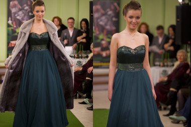 pokaz kolekcji sukienek szytych na miarę w studio mody Hanna Bieńkowska - AHB 2008