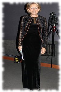 Liliana Nelska w sukni wieczorowej z kolekcji haute couture Hanny Bieńkowskiej